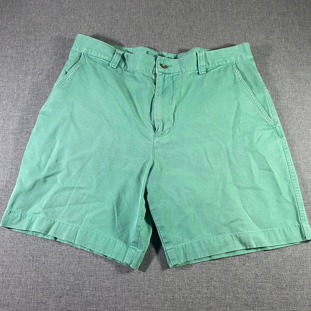 Lacoste Mens Shorts Size 44 Green Cotton Casual Chino Golf